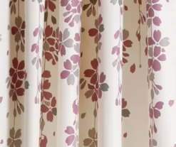 Weeping Flowers Purple & Gray Room-Darkening Rod Pocket Curtain Panel Pair, (84") 8 Weeping Flowers Purple & Gray Room-Darkening Rod Pocket Curtain Panel Pair, (84") -Cuisinart Store 810468241 2