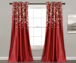 Weeping Flowers Room-Darkening Rod Pocket Curtain Panel Pair 22 Weeping Flowers Room-Darkening Rod Pocket Curtain Panel Pair -Cuisinart Store 810468242 7