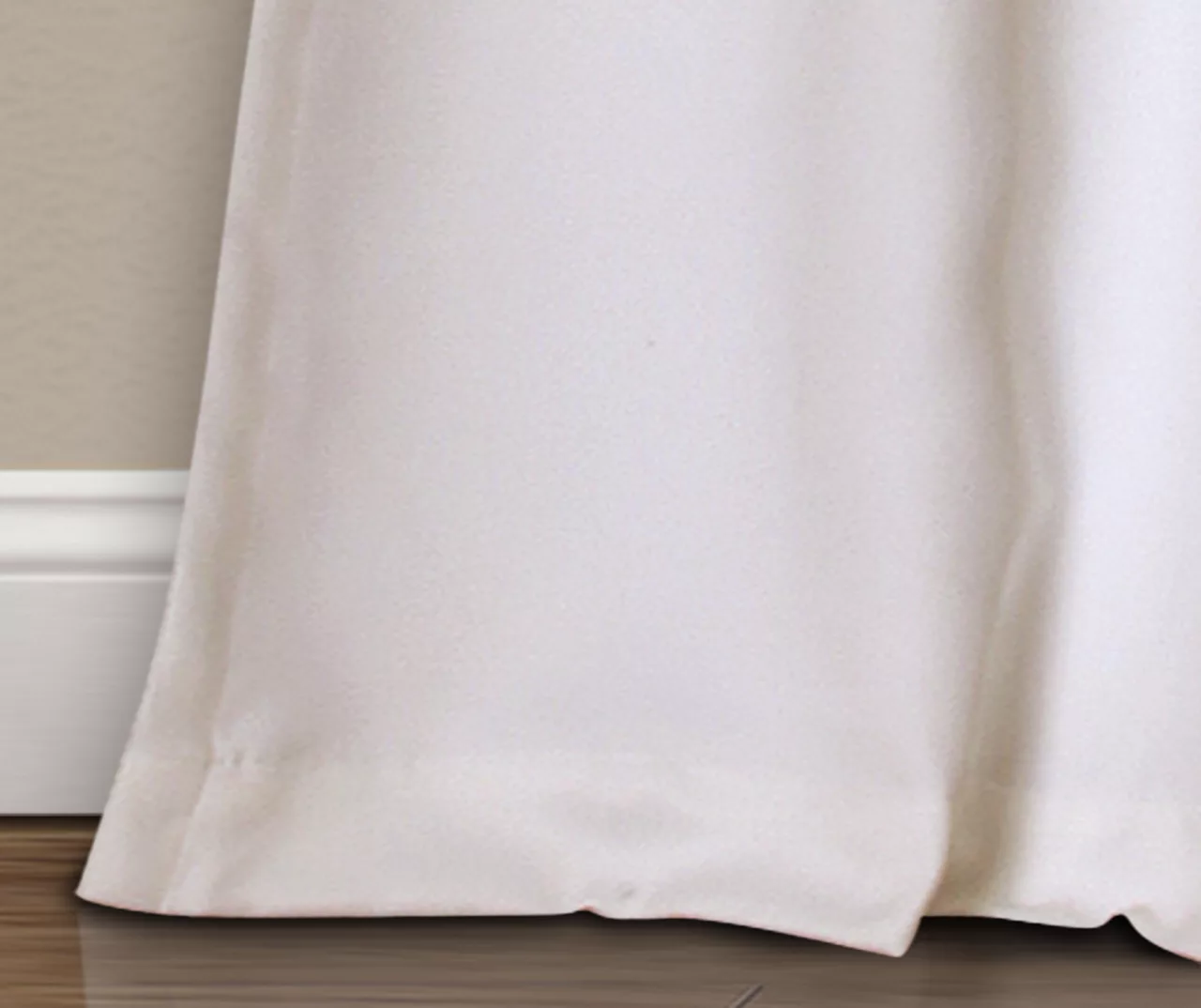 Weeping Flowers Yellow & Gray Room-Darkening Rod Pocket Curtain Panel Pair, (84") 4 Weeping Flowers Yellow & Gray Room-Darkening Rod Pocket Curtain Panel Pair, (84") - Image 4