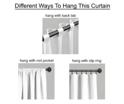 Zuri Flora Room-Darkening Back Tab Curtain Panel Pair 28 Zuri Flora Room-Darkening Back Tab Curtain Panel Pair -Cuisinart Store 810468252 3 1