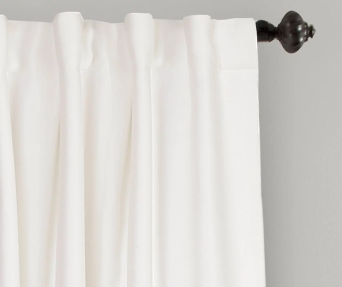 Zuri Flora Room-Darkening Back Tab Curtain Panel Pair 10 Zuri Flora Room-Darkening Back Tab Curtain Panel Pair - Image 10