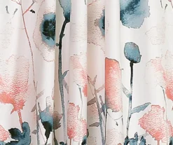 Zuri Flora Room-Darkening Back Tab Curtain Panel Pair 30 Zuri Flora Room-Darkening Back Tab Curtain Panel Pair -Cuisinart Store 810468253 2 1