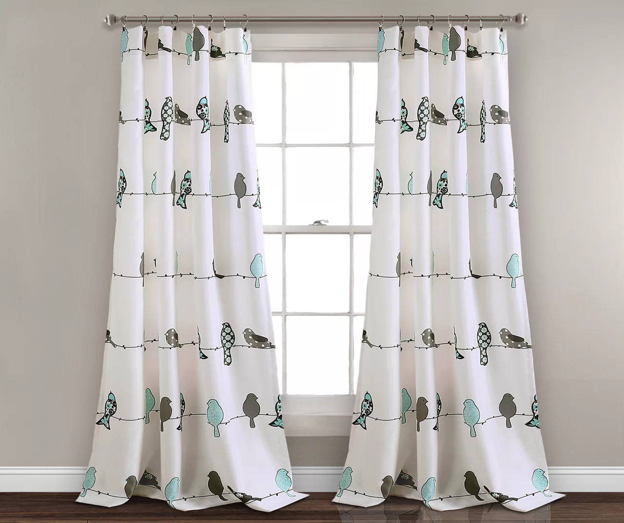 Rowley Birds Room-Darkening Rod Pocket Curtain Panel Pair 16 Rowley Birds Room-Darkening Rod Pocket Curtain Panel Pair - Image 16