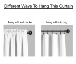 Rowley Birds Blush & Gray Room-Darkening Rod Pocket Curtain Panel Pair, (84") -Cuisinart Store 810468262 4