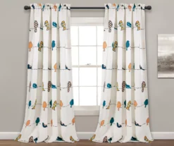 Rowley Birds Room-Darkening Rod Pocket Curtain Panel Pair 28 Rowley Birds Room-Darkening Rod Pocket Curtain Panel Pair -Cuisinart Store 810468263 6