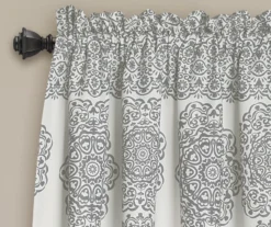 Stripe Medallion Room-Darkening Rod Pocket Curtain Panel Pair 31 Stripe Medallion Room-Darkening Rod Pocket Curtain Panel Pair -Cuisinart Store 810468268 1 1