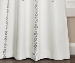 Stripe Medallion Room-Darkening Rod Pocket Curtain Panel Pair 32 Stripe Medallion Room-Darkening Rod Pocket Curtain Panel Pair -Cuisinart Store 810468268 2 1