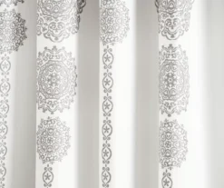 Stripe Medallion Room-Darkening Rod Pocket Curtain Panel Pair 35 Stripe Medallion Room-Darkening Rod Pocket Curtain Panel Pair -Cuisinart Store 810468270 2 1