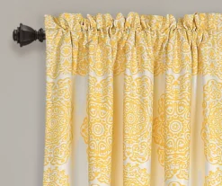 Stripe Medallion Room-Darkening Rod Pocket Curtain Panel Pair 25 Stripe Medallion Room-Darkening Rod Pocket Curtain Panel Pair -Cuisinart Store 810468272 1 1