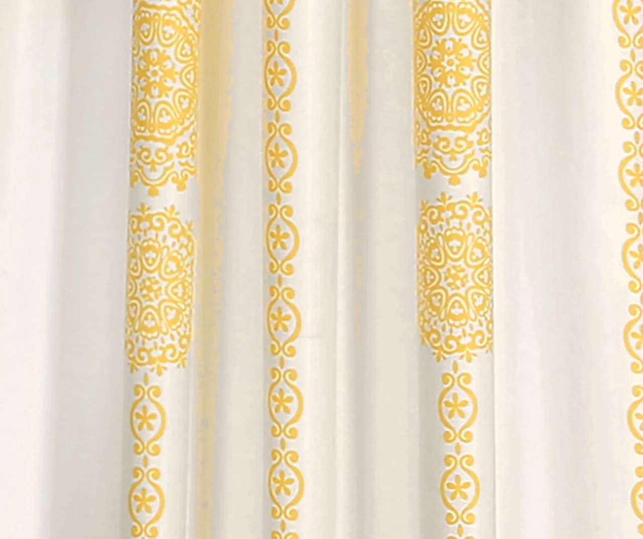 Stripe Medallion Room-Darkening Rod Pocket Curtain Panel Pair 7 Stripe Medallion Room-Darkening Rod Pocket Curtain Panel Pair - Image 7