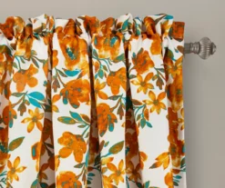 Tanisha Floral Room-Darkening Rod Pocket Curtain Panel Pair, (84") -Cuisinart Store 810468289 1 1