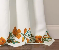 Tanisha Floral Room-Darkening Rod Pocket Curtain Panel Pair, (84") -Cuisinart Store 810468289 3 1