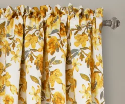 Tanisha Floral Room-Darkening Rod Pocket Curtain Panel Pair, (84") -Cuisinart Store 810468290 1 1