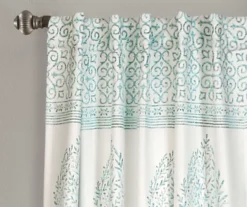 Teardrop Leaf Room-Darkening Back Tab Curtain Panel Pair 27 Teardrop Leaf Room-Darkening Back Tab Curtain Panel Pair -Cuisinart Store 810468291 2
