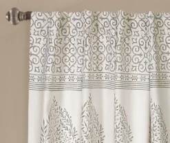 Teardrop Leaf Room-Darkening Back Tab Curtain Panel Pair 37 Teardrop Leaf Room-Darkening Back Tab Curtain Panel Pair -Cuisinart Store 810468292 2 1