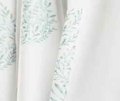 Teardrop Leaf Room-Darkening Back Tab Curtain Panel Pair 32 Teardrop Leaf Room-Darkening Back Tab Curtain Panel Pair -Cuisinart Store 810468294 4