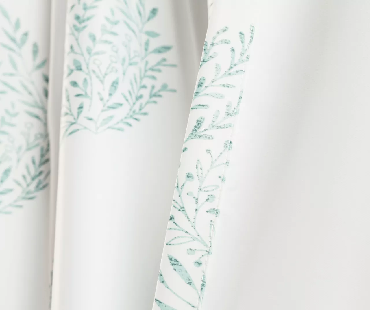 Teardrop Leaf Room-Darkening Back Tab Curtain Panel Pair 13 Teardrop Leaf Room-Darkening Back Tab Curtain Panel Pair - Image 13