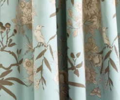 Botanical Garden Blue Room-Darkening Rod Pocket Curtain Panel Pair, (84") 9 Botanical Garden Blue Room-Darkening Rod Pocket Curtain Panel Pair, (84") -Cuisinart Store 810468300 2