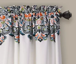 Clara Paisley Room-Darkening Rod Pocket Curtain Panel Pair -Cuisinart Store 810468304 1