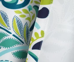 Clara Blue & Green Paisley Room-Darkening Rod Pocket Curtain Panel Pair, (84") 13 Clara Blue & Green Paisley Room-Darkening Rod Pocket Curtain Panel Pair, (84") -Cuisinart Store 810468305 5 1