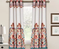 Clara Paisley Room-Darkening Rod Pocket Curtain Panel Pair -Cuisinart Store 810468306