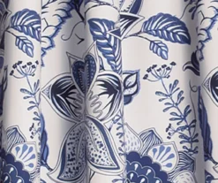 Cynthia Jacobean Blue Room-Darkening Rod Pocket Curtain Panel Pair 32 Cynthia Jacobean Blue Room-Darkening Rod Pocket Curtain Panel Pair -Cuisinart Store 810468315 2 1