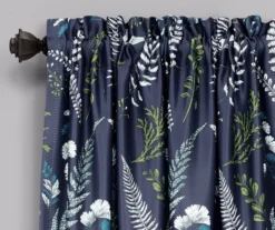 Devonia Allover Floral Room-Darkening Rod Pocket Curtain Panel Pair 28 Devonia Allover Floral Room-Darkening Rod Pocket Curtain Panel Pair -Cuisinart Store 810468316 1
