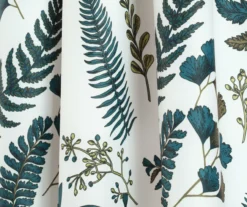 Devonia Allover White & Green Floral Room-Darkening Rod Pocket Curtain Panel Pair, (84") 10 Devonia Allover White & Green Floral Room-Darkening Rod Pocket Curtain Panel Pair, (84") -Cuisinart Store 810468318 2