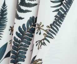 Devonia Allover White & Green Floral Room-Darkening Rod Pocket Curtain Panel Pair, (84") 12 Devonia Allover White & Green Floral Room-Darkening Rod Pocket Curtain Panel Pair, (84") -Cuisinart Store 810468318 4