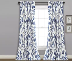 Devonia Allover Floral Room-Darkening Rod Pocket Curtain Panel Pair 25 Devonia Allover Floral Room-Darkening Rod Pocket Curtain Panel Pair -Cuisinart Store 810468321