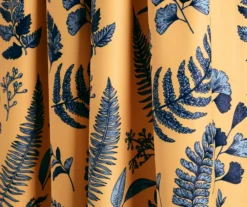 Devonia Allover Yellow & Blue Floral Room-Darkening Rod Pocket Curtain Panel Pair, (95") 10 Devonia Allover Yellow & Blue Floral Room-Darkening Rod Pocket Curtain Panel Pair, (95") -Cuisinart Store 810468323 2
