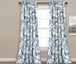 Dolores Floral Room-Darkening Rod Pocket Curtain Panel Pair -Cuisinart Store 810468329 7
