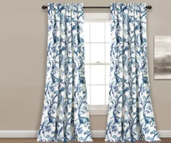 Dolores Floral Room-Darkening Rod Pocket Curtain Panel Pair -Cuisinart Store 810468330