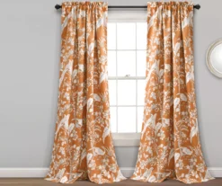 Dolores Floral Room-Darkening Rod Pocket Curtain Panel Pair -Cuisinart Store 810468331 8