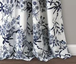 Botanical Garden Navy & White Room-Darkening Rod Pocket Curtain Panel Pair, (95") 10 Botanical Garden Navy & White Room-Darkening Rod Pocket Curtain Panel Pair, (95") -Cuisinart Store 810468332 2