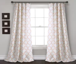 Bellagio Trellis Room-Darkening Rod Pocket Curtain Panel Pair -Cuisinart Store 810468343