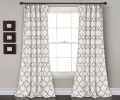 Bellagio Trellis Room-Darkening Rod Pocket Curtain Panel Pair -Cuisinart Store 810468344