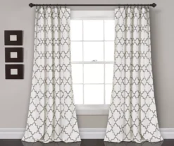 Bellagio Trellis Room-Darkening Rod Pocket Curtain Panel Pair -Cuisinart Store 810468345