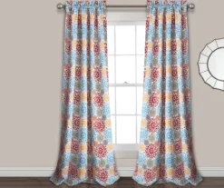 Blooming Flower Room-Darkening Rod Pocket Curtain Panel Pair 14 Blooming Flower Room-Darkening Rod Pocket Curtain Panel Pair -Cuisinart Store 810468362 1