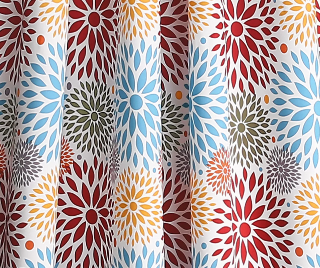 Blooming Flower Room-Darkening Rod Pocket Curtain Panel Pair 5 Blooming Flower Room-Darkening Rod Pocket Curtain Panel Pair - Image 5