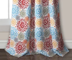 Blooming Flower Room-Darkening Rod Pocket Curtain Panel Pair 17 Blooming Flower Room-Darkening Rod Pocket Curtain Panel Pair -Cuisinart Store 810468362 4