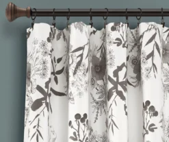 Botanical Garden Room-Darkening Rod Pocket Curtain Panel Pair -Cuisinart Store 810468366 1 1