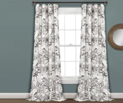 Botanical Garden Room-Darkening Rod Pocket Curtain Panel Pair -Cuisinart Store 810468367