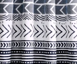 Hygge Geo Navy & White Room-Darkening Grommet Curtain Panel Pair, (84") 10 Hygge Geo Navy & White Room-Darkening Grommet Curtain Panel Pair, (84") -Cuisinart Store 810468375 2