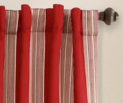 Julia Stripe Room-Darkening Back Tab Curtain Panel Pair, (84") 34 Julia Stripe Room-Darkening Back Tab Curtain Panel Pair, (84") -Cuisinart Store 810468378 1