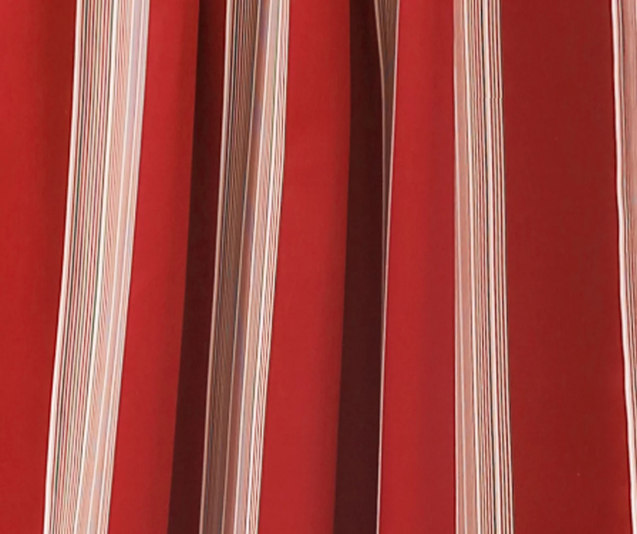 Julia Stripe Red Room-Darkening Back Tab Curtain Panel Pair, (84") 3 Julia Stripe Red Room-Darkening Back Tab Curtain Panel Pair, (84") - Image 3