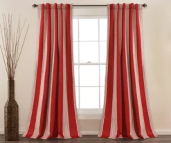 Julia Stripe Room-Darkening Back Tab Curtain Panel Pair, (84") 22 Julia Stripe Room-Darkening Back Tab Curtain Panel Pair, (84") -Cuisinart Store 810468378
