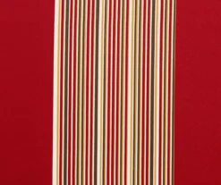 Julia Stripe Red Room-Darkening Back Tab Curtain Panel Pair, (84") 12 Julia Stripe Red Room-Darkening Back Tab Curtain Panel Pair, (84") -Cuisinart Store 810468378 4 1