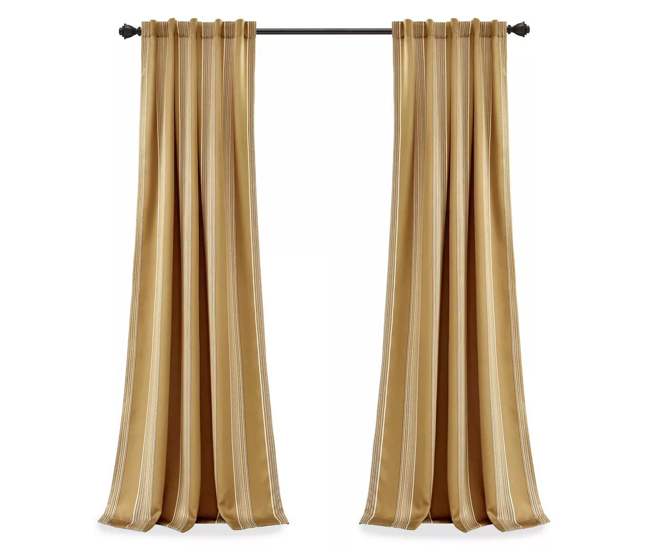 Julia Stripe Room-Darkening Back Tab Curtain Panel Pair, (84") 12 Julia Stripe Room-Darkening Back Tab Curtain Panel Pair, (84") - Image 12