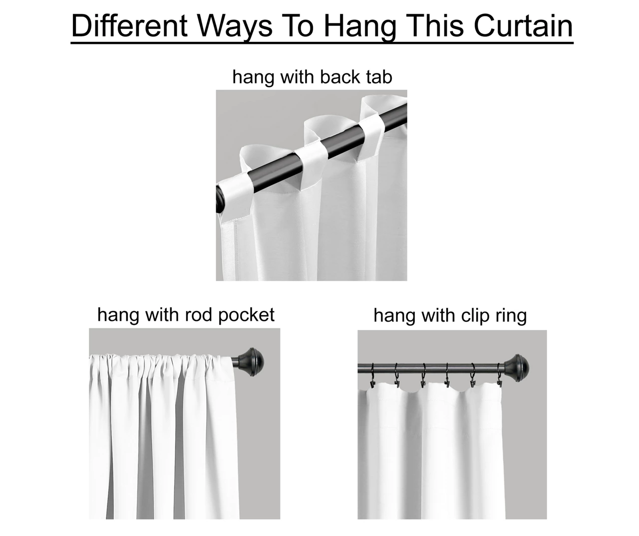 Karmen Medallion Navy Room-Darkening Back Tab Curtain Panel Pair, (84") 4 Karmen Medallion Navy Room-Darkening Back Tab Curtain Panel Pair, (84") - Image 4